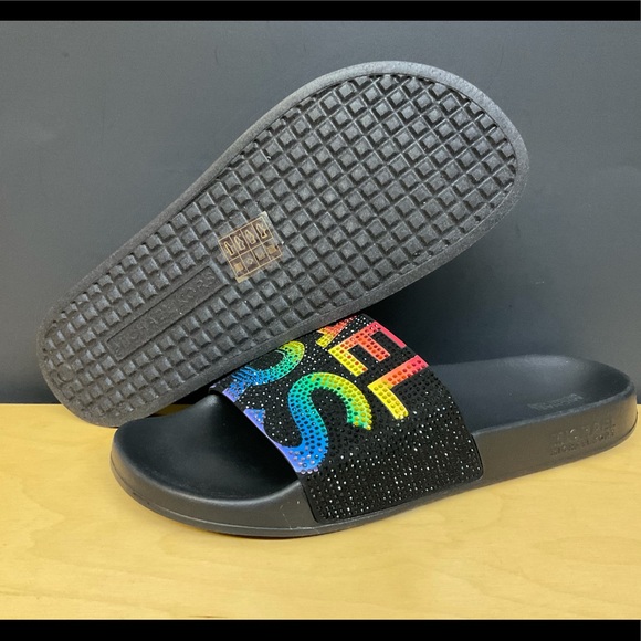 Michael Kors Shoes Micheal Kors Rainbow Slides Sandals Women New